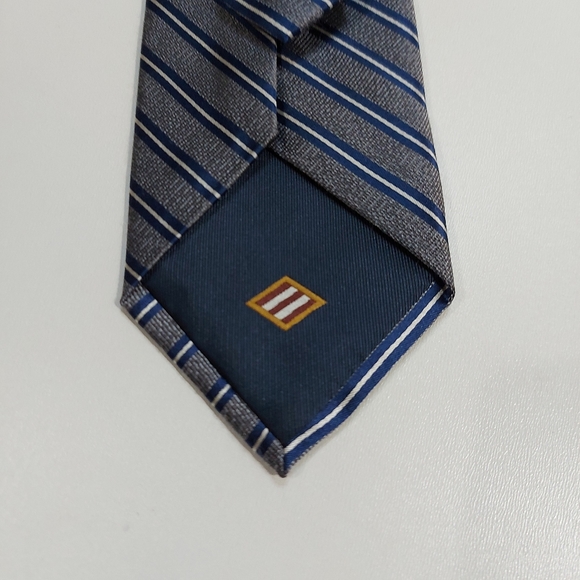 Joseph Abboud Angled Striped 100% Silk Neck Tie 👔 - Picture 7 of 10